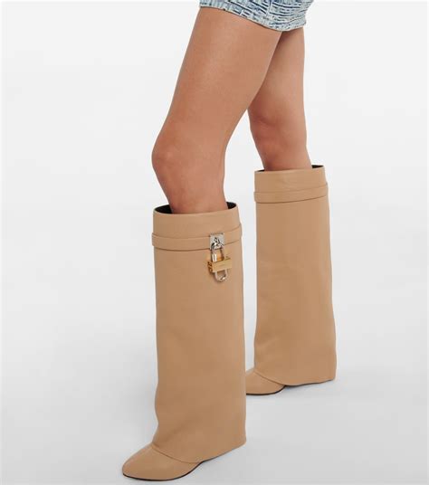 bottes givenchy beige|givenchy boots.